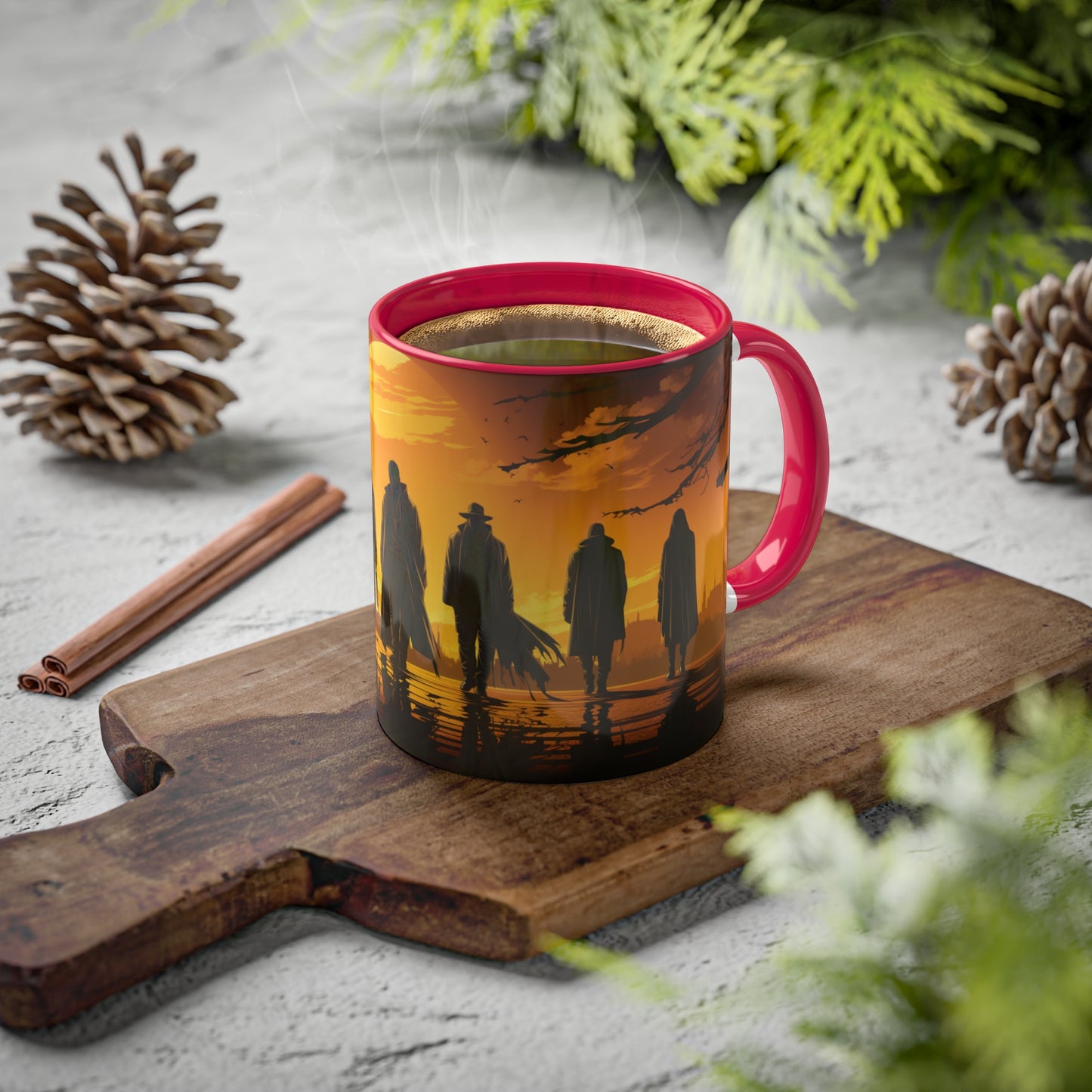 Wu-Gambinos Homage: The Shaolin Spirit 4K Custom Art Coffee Mug - Vintage