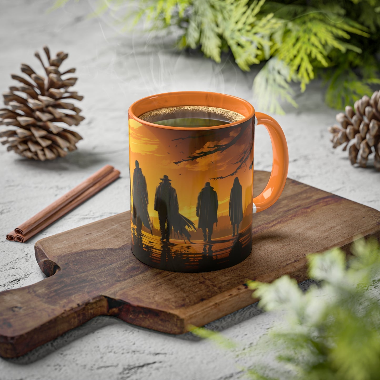 Wu-Gambinos Homage: The Shaolin Spirit 4K Custom Art Coffee Mug - Vintage
