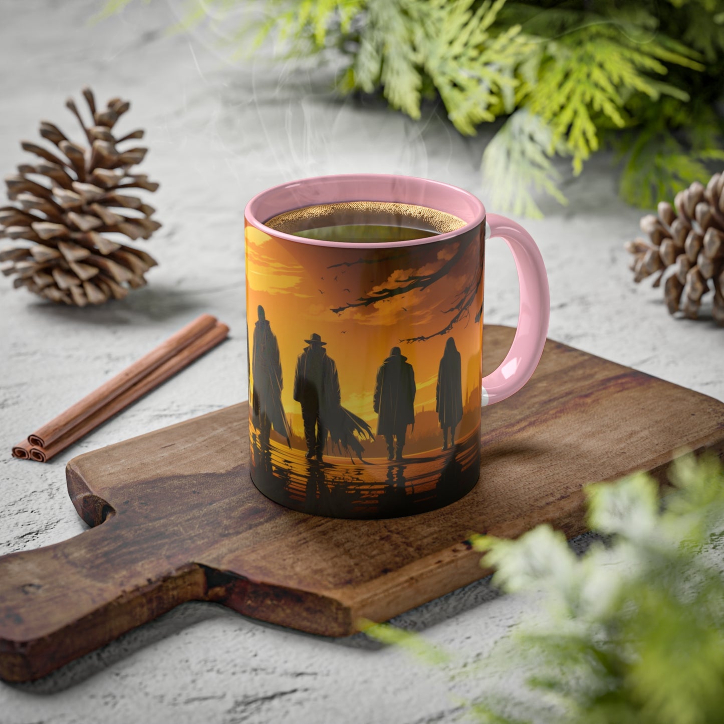 Wu-Gambinos Homage: The Shaolin Spirit 4K Custom Art Coffee Mug - Vintage