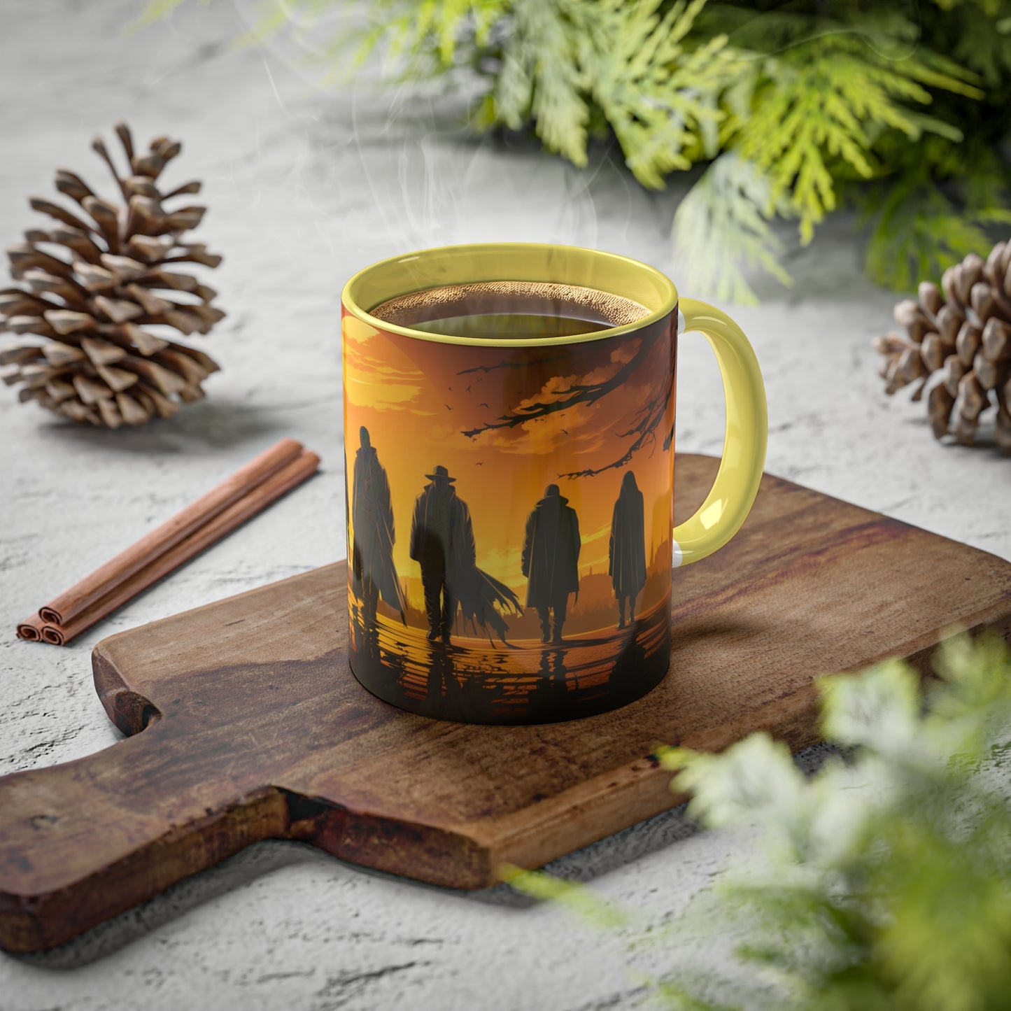 Wu-Gambinos Homage: The Shaolin Spirit 4K Custom Art Coffee Mug - Vintage