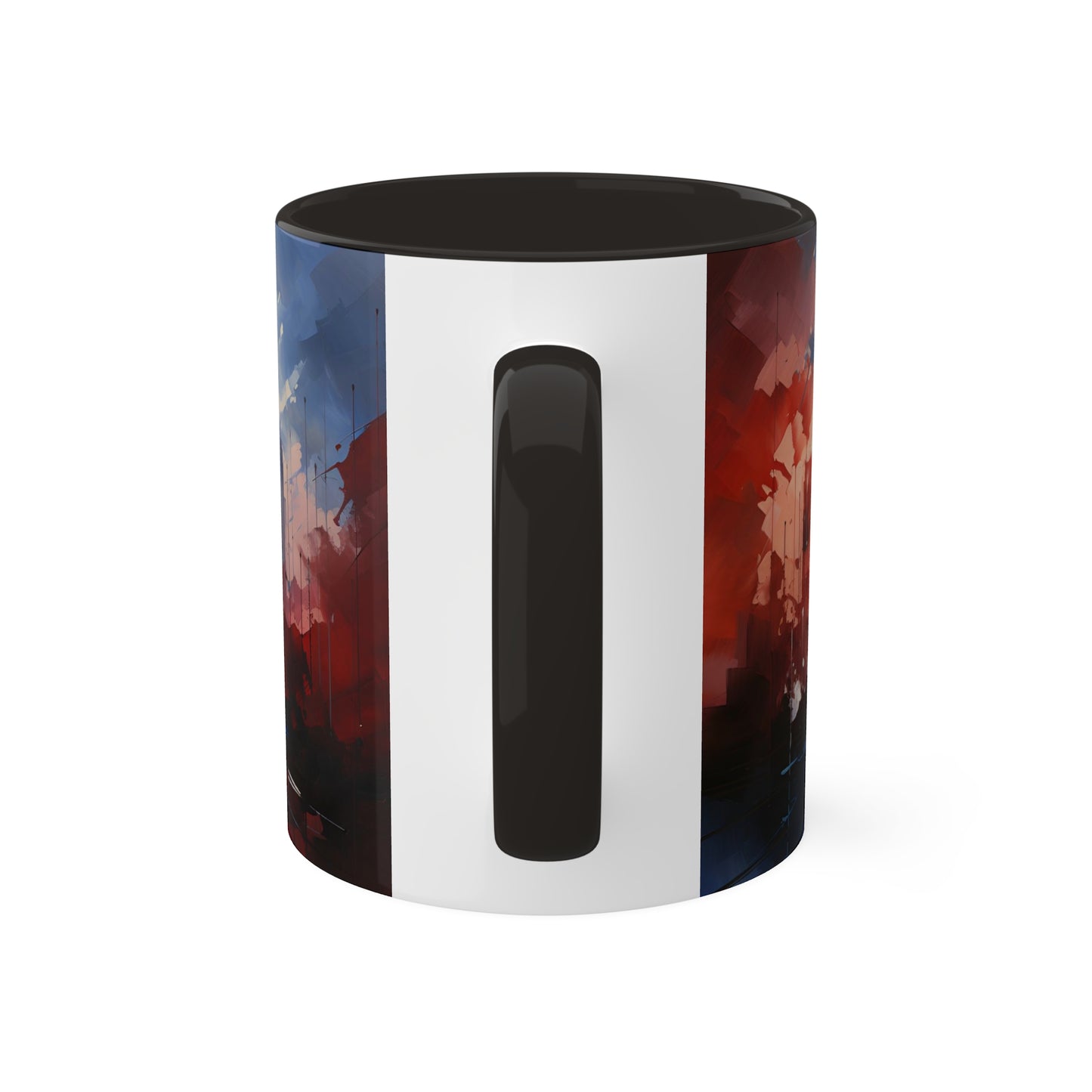 USA Land of the Free Colorful Mugs, 11oz