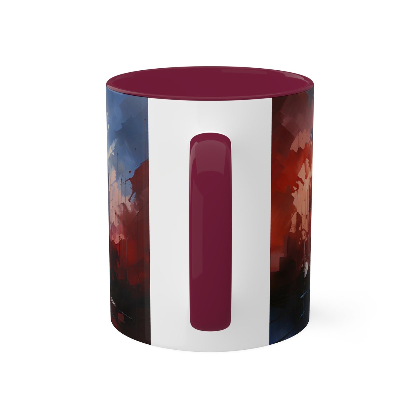 USA Land of the Free Colorful Mugs, 11oz
