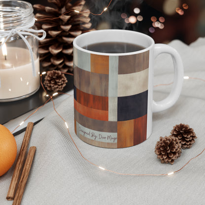 Geometric Shape Ceramic Mug (11oz Mugs)