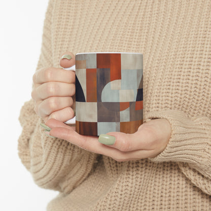 Geometric Shape Ceramic Mug (11oz Mugs)