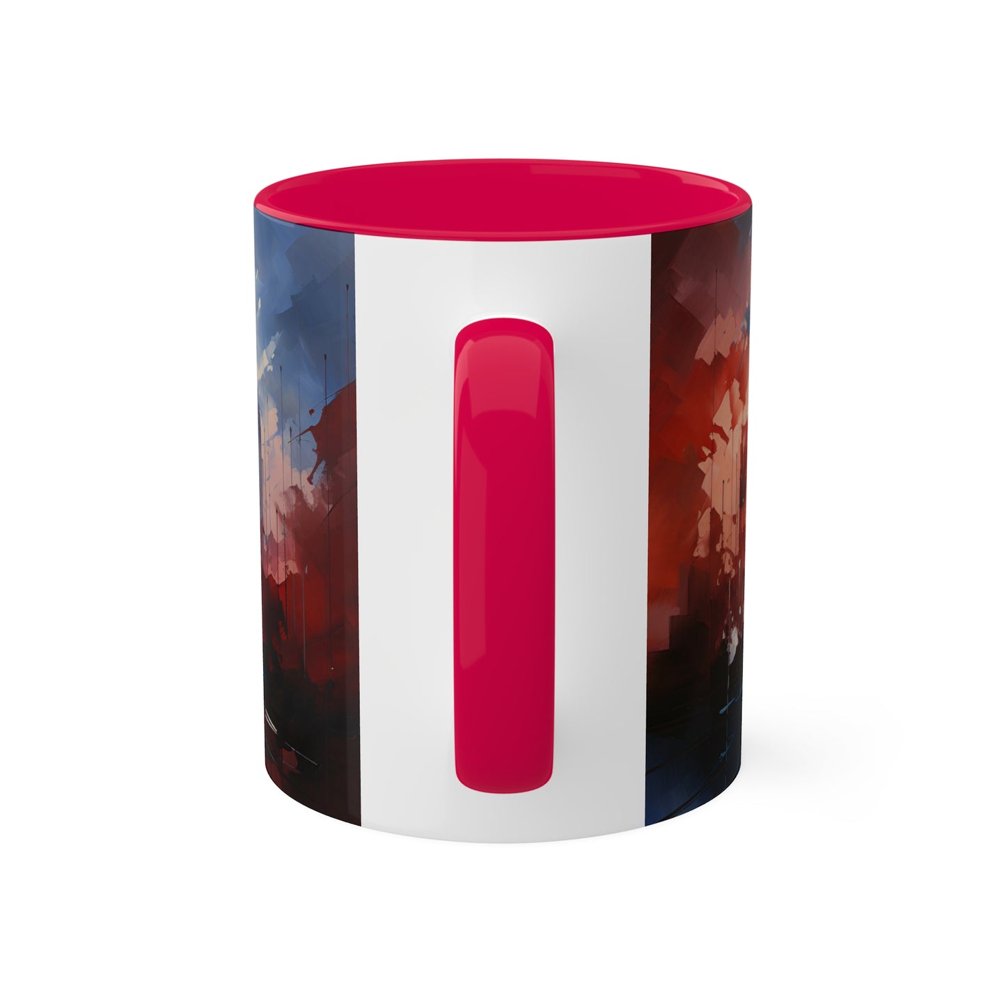 USA Land of the Free Colorful Mugs, 11oz