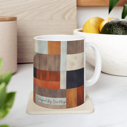 Geometric Shape Ceramic Mug (11oz Mugs)