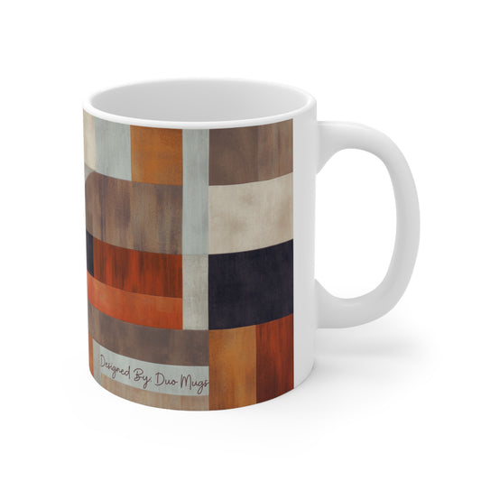 Geometric Shape Ceramic Mug (11oz Mugs)